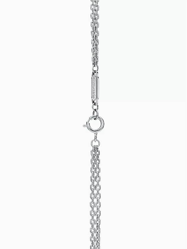 Double Link Pendant Necklace Silver - TIFFANY & CO. - BALAAN 5