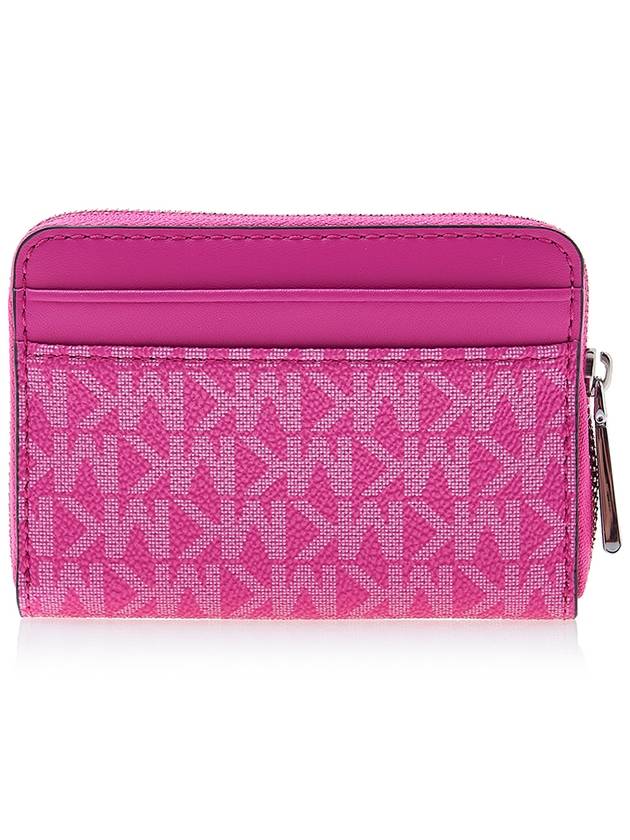 Jet Set Small Logo Card Wallet Pink - MICHAEL KORS - BALAAN 4