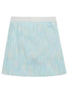 printed pleated skirt 4043LZSPSKYBLUE - BLACK&WHITE - BALAAN 2