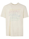 Hugo Logo Short Sleeve T-shirt Ecru - ISABEL MARANT - BALAAN 2