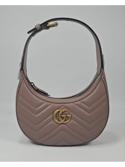 GG Marmont Half Moon Mini Shoulder Bag - GUCCI - BALAAN 2