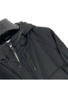 Lens Wappen Hooded Jacket Black - CP COMPANY - BALAAN.