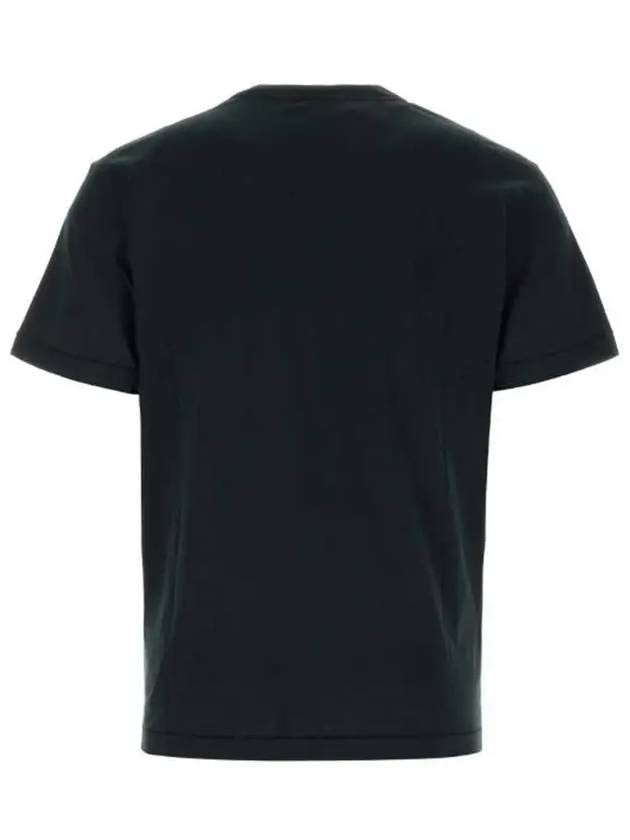 Logo Patch Short Sleeves T-Shirt Black - STONE ISLAND - BALAAN 3