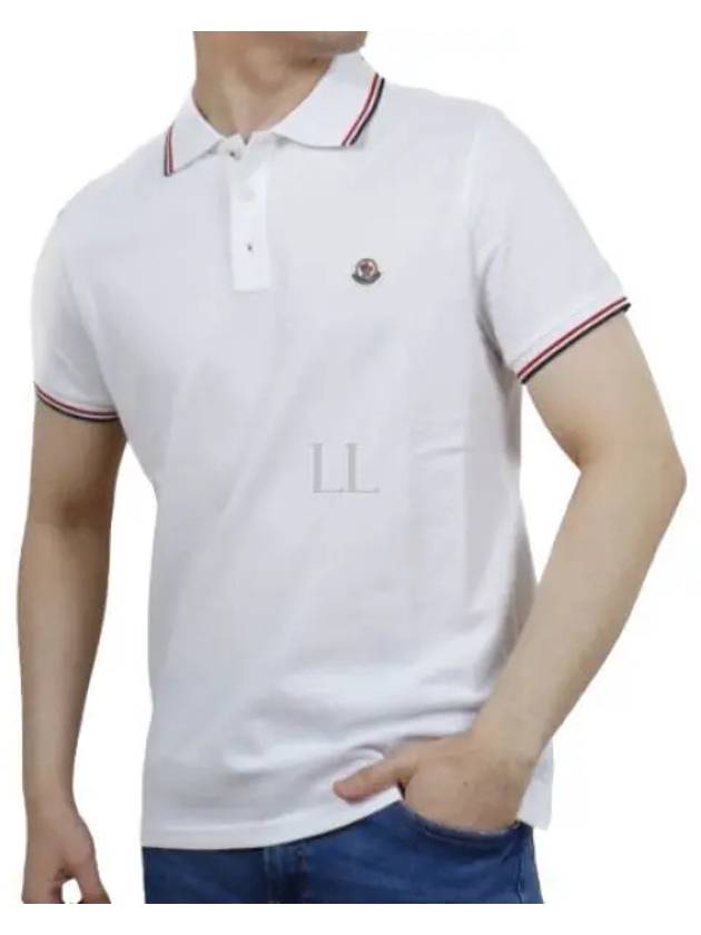 8A70300 84556 001 Patch Logo Polo Shirt - MONCLER - BALAAN 1