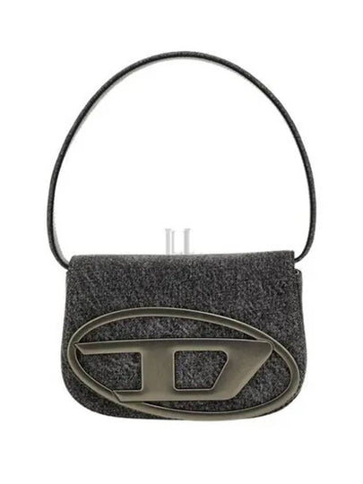 Iconic Stonewashed Denim Shoulder Bag Black - DIESEL - BALAAN 2