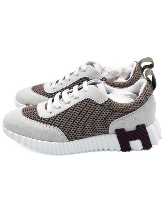 Bouncing Low Top Sneakers Blanc Gourmet - HERMES - BALAAN 6