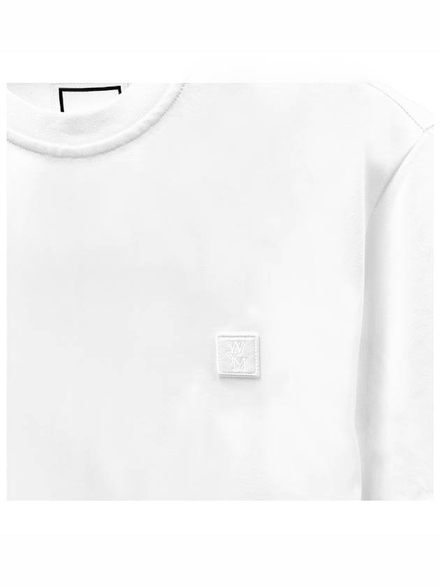 Jellyfish Back Logo Cotton Short Sleeve T-Shirt White - WOOYOUNGMI - BALAAN 6