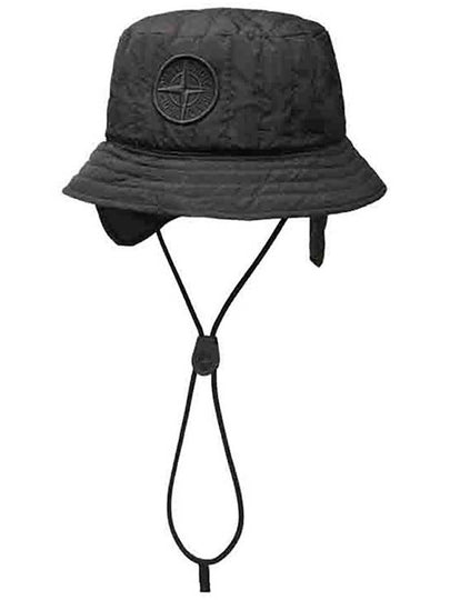 Nylon Metal Econyl Regenerated Nylon Bucket Hat Black - STONE ISLAND - BALAAN 2