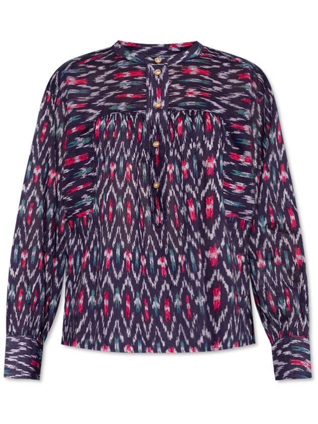 Women's Lally Blouse Fade Night - ISABEL MARANT - BALAAN 1