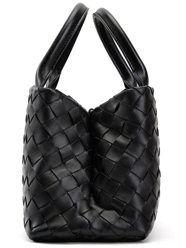 Intrecciato New Roma Tote Bag Black - BOTTEGA VENETA - BALAAN 4