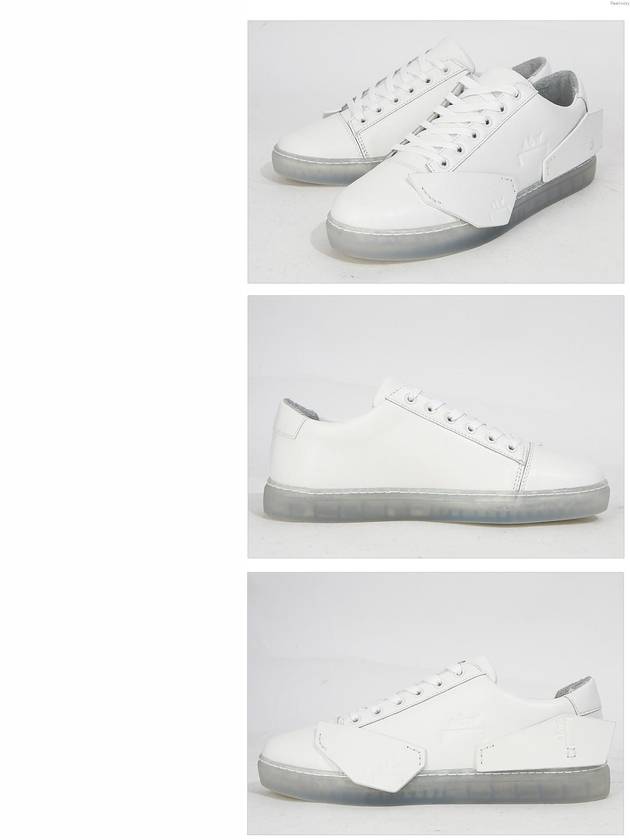 Shard Leather Low Top Sneakers White - A-COLD-WALL - BALAAN 4