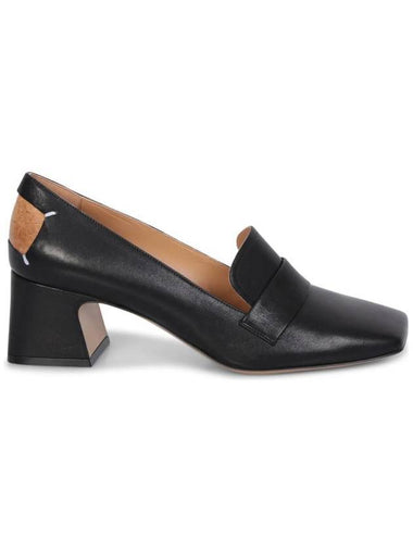 4 Stitch Square Toe Pumps Black - MAISON MARGIELA - BALAAN 1