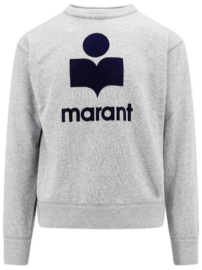 Mikoy Big Logo Cotton Sweatshirt Grey - ISABEL MARANT - BALAAN 2