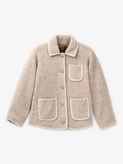 Esther Wool Jacket Rosy Beige - A.P.C. - BALAAN 2