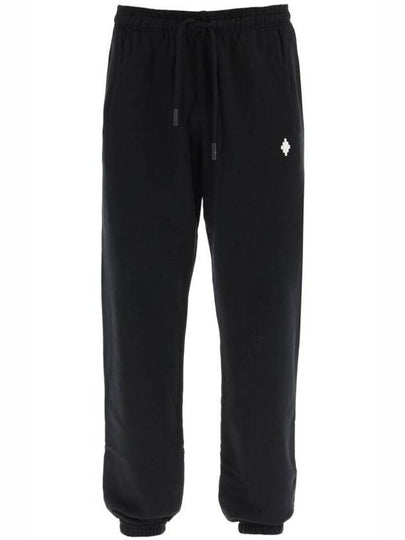 Cross Relaxed Drawstring Track Pants Black - MARCELO BURLON - BALAAN 2