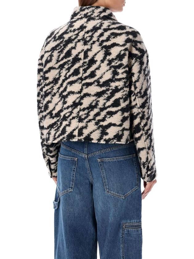 Ferida zebra jacket black beige - ISABEL MARANT ETOILE - BALAAN 3