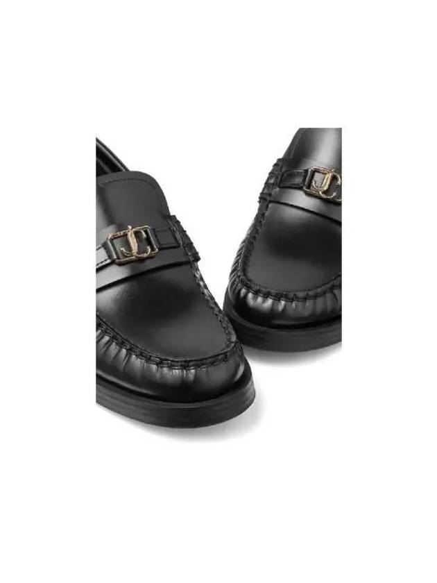 ADDIE leather loafers JC XXF BLACK - JIMMY CHOO - BALAAN 4