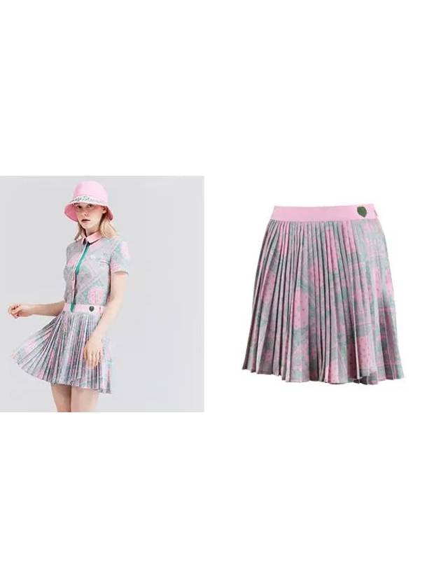 Golf Women s Layered Pleated Skirt Pink - HENRY STUART - BALAAN 3