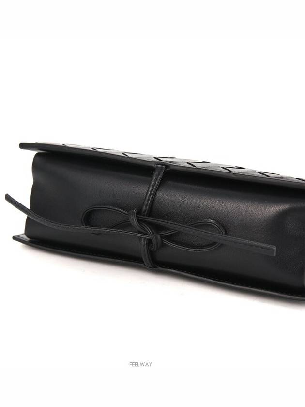 Intrecciato Mini Cross Bag Black - BOTTEGA VENETA - BALAAN 3