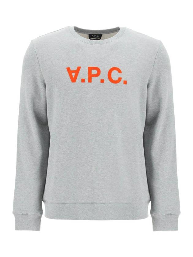 VPC Logo Crew Neck Sweatshirt Grey - A.P.C. - BALAAN 1