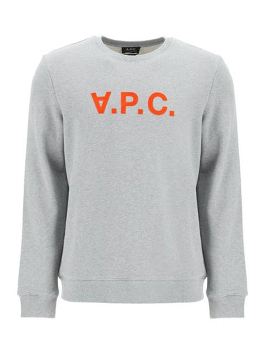 VPC Logo Crew Neck Sweatshirt Grey - A.P.C. - BALAAN 1