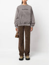 Logo Print Sweatshirt Faded Grey - ACNE STUDIOS - BALAAN 6