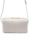 Intrecciato Mini Cross Bag White - BOTTEGA VENETA - BALAAN 2