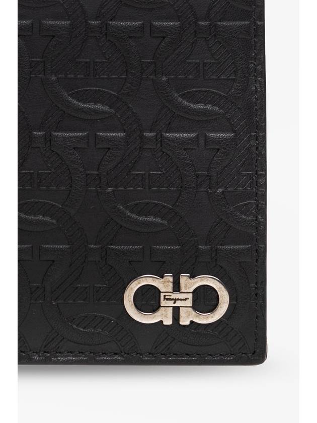 FERRAGAMO Bi-fold Wallet, Men's, Black - SALVATORE FERRAGAMO - BALAAN 5