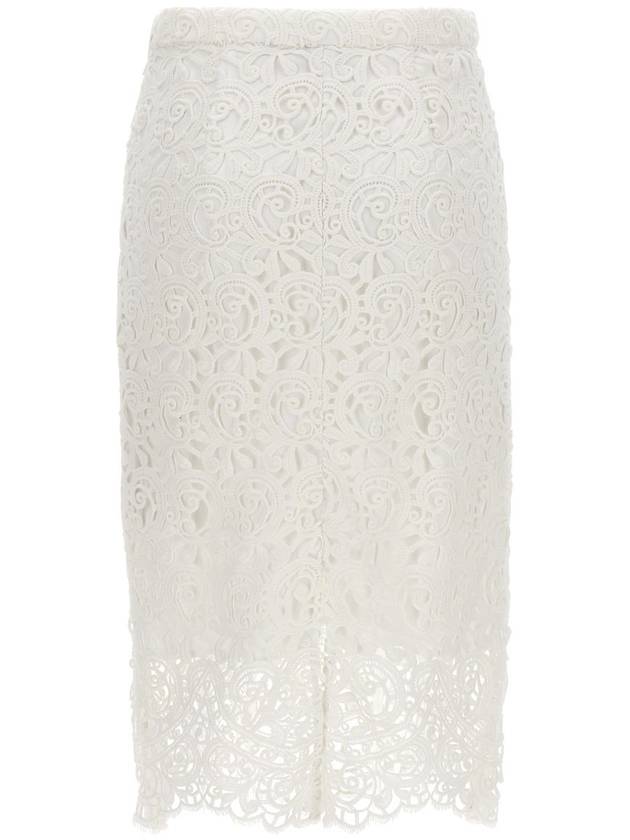 23 ss Lace Midi Skirt 8067787A1462 B0710227946 - BURBERRY - BALAAN 3