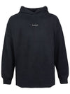 Logo Print Hooded Top Black - ACNE STUDIOS - BALAAN 2