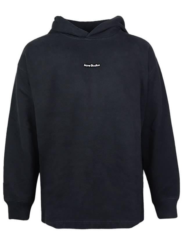 Logo Print Hooded Top Black - ACNE STUDIOS - BALAAN 2