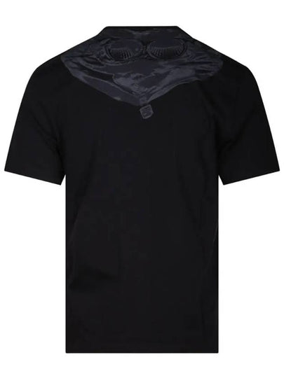 30/1 Jersey Goggle Short Sleeve T-Shirt Black - CP COMPANY - BALAAN 2