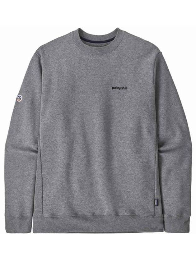 Fitz Roy Icon Sweatshirt Gravel Heather - PATAGONIA - BALAAN 2