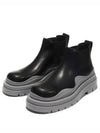 Tire Ankle Chelsea Boots Black Grey - BOTTEGA VENETA - BALAAN 2