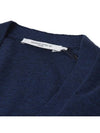 Fox Head Patch Classic Wool Cardigan Navy - MAISON KITSUNE - BALAAN 5