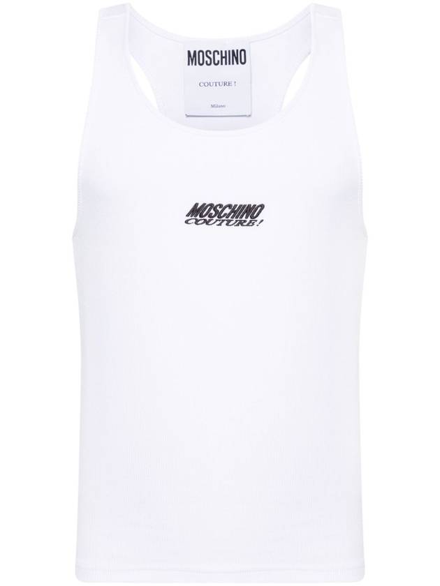 Short Sleeve T-Shirt A890220301001 White - MOSCHINO - BALAAN 2