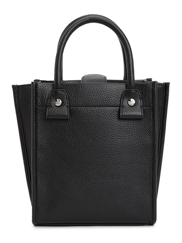 Orb Plaque Leather Tote Bag Black - VIVIENNE WESTWOOD - BALAAN 4