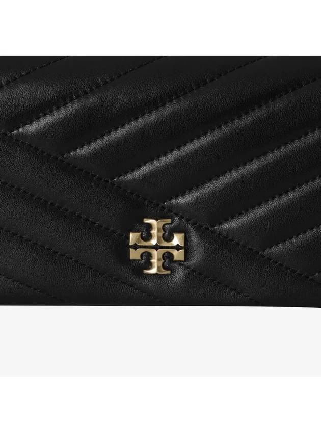 Kira Chevron Chain Cross Bag Black - TORY BURCH - BALAAN 4