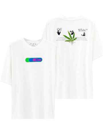 High with overfit short sleeve tshirt OMAA125 - OFF WHITE - BALAAN 1