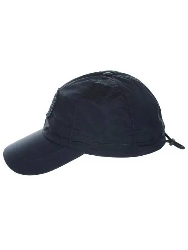 Nylon Metal 6 Panel Ball Cap Navy - STONE ISLAND - BALAAN 4