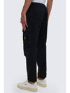 Wappen Patch Cargo Track Pants Black - STONE ISLAND - BALAAN 4