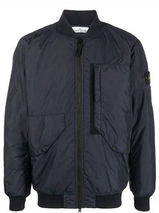 Garment Dyed Crinkle Reps Jacket Navy - STONE ISLAND - BALAAN 1