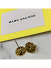 Medallion Stud Earrings Cream - MARC JACOBS - BALAAN 7