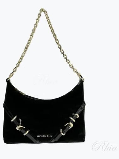 Buaille Party Velvet Shoulder Bag BB50W0B1ZZ 001 - GIVENCHY - BALAAN 1