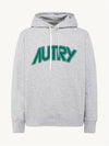 24SS Logo Hoodie Gray - AUTRY - BALAAN 1