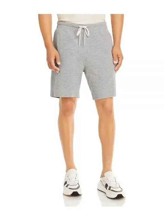 Terry Cotton Drawstring Short Grey - THEORY - BALAAN 1