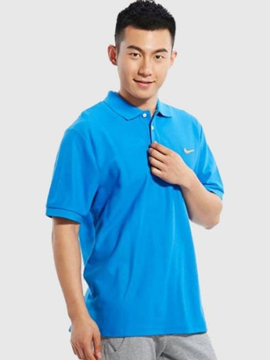 01636628436Swoosh Polo PK TshirtBlue Orange - NIKE - BALAAN 1