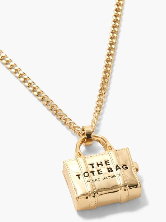 The Tote Bag Pendant_Light Antique Gold (2P3JNC001J45-970) - MARC JACOBS - BALAAN 1