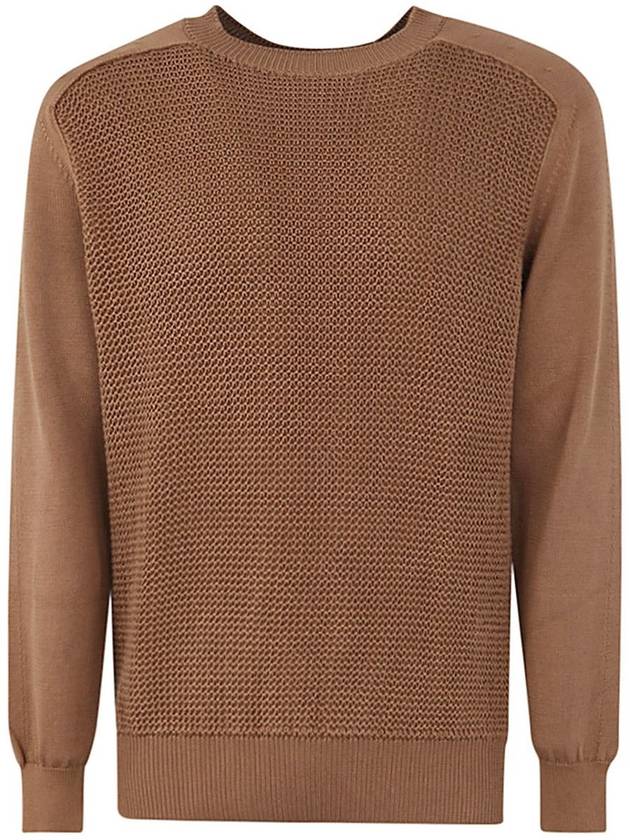 Zegna Cotton And Silk Crew Neck Clothing - ERMENEGILDO ZEGNA - BALAAN 1