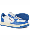 Men's Medalist Low Leather Sneakers Blue - AUTRY - BALAAN 3